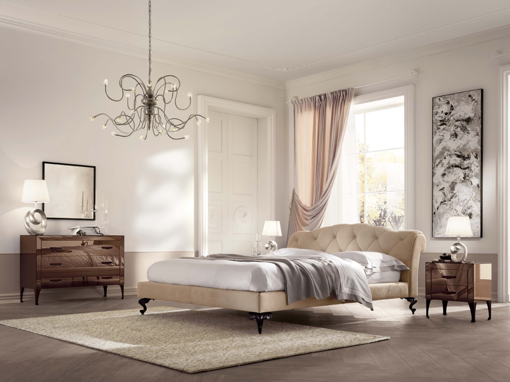 Designer Möbel, Luxusmöbel, italienische Möbel, Schlafzimmer, Bett,