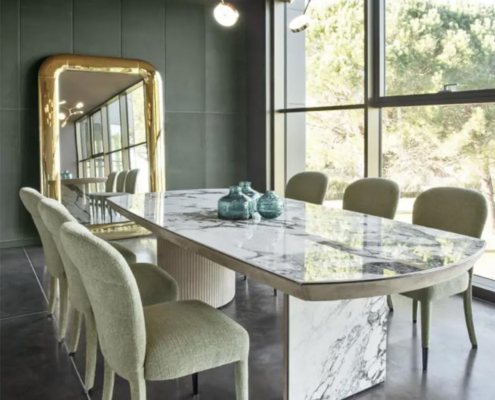 Design esstisch Felix, rechteckig, Italienische Esstische