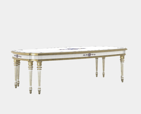 Louis Seize Tisch Cassiopea, Luxus Esstisch Cassiopea, Tisch Renaissance Möbel, Edle Tische, Louis XVI-Stil