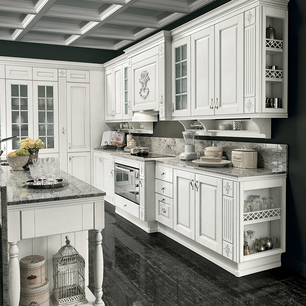 Landhausküche, geweißt, Toskana Küche, Casanova Interiors